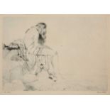 William Orpen 'The Bather', photogravure, 24.5 x 31.5cm (pl.), unframed