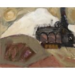 Daphne McClure (b.1930) Levant Mine 6 signed (lower right) oil on board 21 x 27cm. Provenance: Bohun