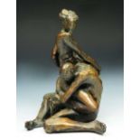 Selma McCormack (b.1943) Lovers 5/09, signed and numbered bronzeIn good condition. 23cm high