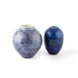 Sid Oakley (1932-2004) Two vases crystalline glazes both signed 16cm and 14cm high (2).