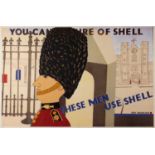 Ben Nicholson (1894-1982) These Men use Shell, 1969 reprint off-set lithograph printed by W.R.