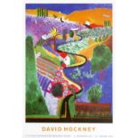 David Hockney (b.1937) David Hockney, 2001-2002 showing Nichols Canyon painting for Louisiana