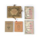 A group of five early 20th Century French books George Auriol, Le Livres des Cachets, volumes 1 & 3,