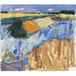 Sheila Macmillan (1928-2018) Chicory Fields, 1989/90; and Near Sandricourt, 1989; and Villers En