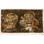 Henry Moore (1898-1986) Two Heads, 1976 from Les Poetes, La Poesie 3/40, signed and numbered in