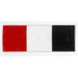 Terry Frost (1915-2003) Untitled - Red, White and Black estate stamp (to reverse), and signed by