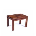 Gordon Russell of Broadway Nest of two tables mahogany 47cm high, 67cm wide.