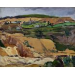 Philip Naviasky (1894-1983) Rural landscape signed with initials (lower right) oil on board 25 x