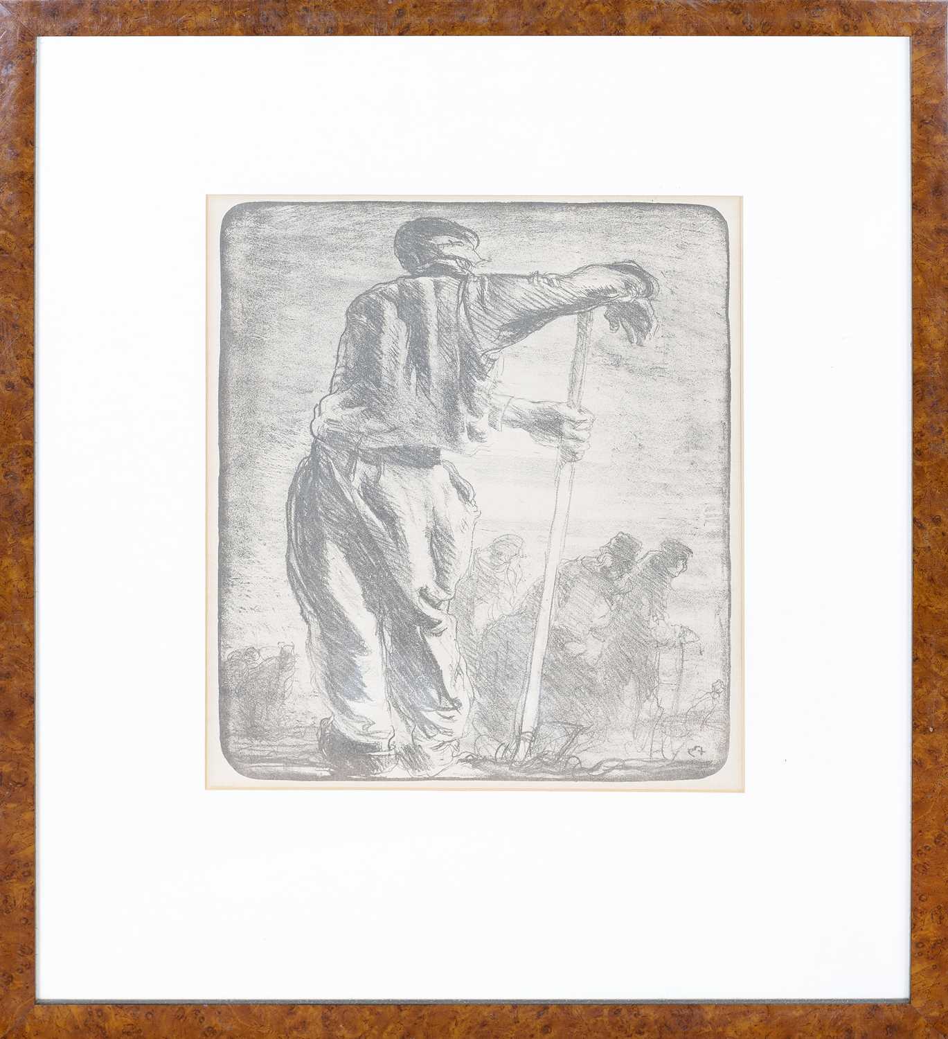 Frank Brangwyn (1867-1956) Two studies of workers signed (in the plate) lithographs 31 x 27cm (2). - Image 3 of 6