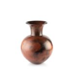 Manner of Gabrielle Koch (b.1948) Large vase burnished and smoke fired impressed potter's seal