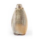 Marcus O'Mahony (b.1952) Large vase salt glaze, cut sides impressed potter's seal 36cm high.