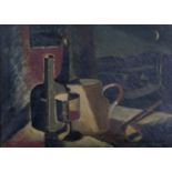 George Bissill (1896-1973) New Moon signed (lower right), titled (to reverse) oil on canvas 26 x