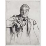 Francis Dodd (1874-1949) Lord Fizher, 1916 signed in pencil (in the margin), titled and dated (in