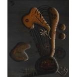 Desmond Morris (b.1928) Surreal Lifeform, 1947 signed with initials and dated (upper left) oil on
