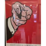 After Roy Lichtenstein (1923-1997) Finger off-set lithograph 69 x 97cm.