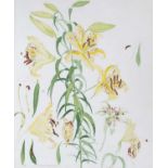 Elizabeth Blackadder (1931-2021) Auratum Lilies 29/75, signed and numbered in pencil (lower left)