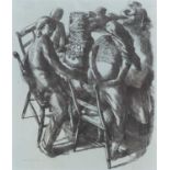 Stanley Spencer (1891-1959) Marriage at Cana 15/75, inscribed and numbered in pencil lithograph from