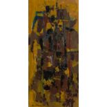 Peter Thursby (1930-2011) Autumn Abstract, 1959 signed and dated (lower left) oil on board 37.5 x