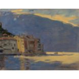 Ken Howard (b.1932) Sorrento signed (lower right) oil on board 19 x 24cm, unframed.All four