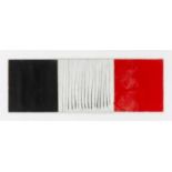 Terry Frost (1915-2003) Untitled - Red, White and Black estate stamp (to reverse), and signed by