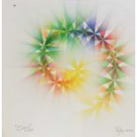 Peter Sedgley (b.1930) Study for Enigma B, 1980 signed, titled and dated in pencil (to the mount)