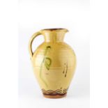 Clive Bowen (b.1943) Large jug slipware 37cm high.