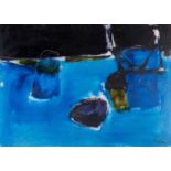 Donald Bain (1904-1979) Abstract Harbour, 1964 signed and dated (lower right) oil on board 30 x