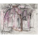 Peter Lanyon (1918-1964) Abbey studio stamp (to reverse) ink and watercolour on paper 31 x 36cm.