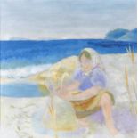 Winifred Nicholson (1893-1981) Kate at St Tropez signed and titled (on the stretcher) oil on