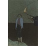 Andrew Lanyon (b.1947) Annunciation III, 1986-7 signed, titled, and dated (to reverse) oil on