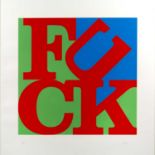 Fiasco Corp Fuck Yeah, a pair 25/25, both signed and numbered in pencil (in the margin) screenprints