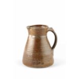 Sarah Walton (b.1945) Coffee pot salt glaze impressed potter's seal 19cm high.Please note current