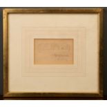 Stephen Glanville (1900-1956), Egyptian Hieroglyphs, pencil sketch, signed and dated Stephen