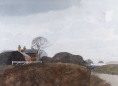 Douglas Wilson (1936-2021) Hadlow Road, Wirral signed (lower right) watercolour 47 x 63cm.