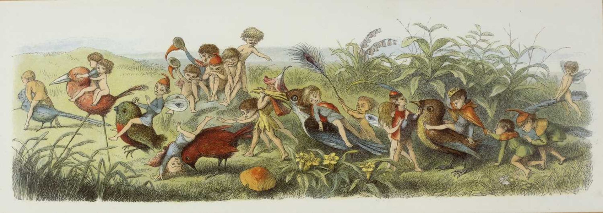 Richard Doyle (1824-1883) 'Wood elves at play', limited edition print, number 102/1500, with - Image 2 of 6