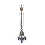 Bronzed colour metal Standard lamp in the Neo-Classical style, with urn and other Pompeiian style