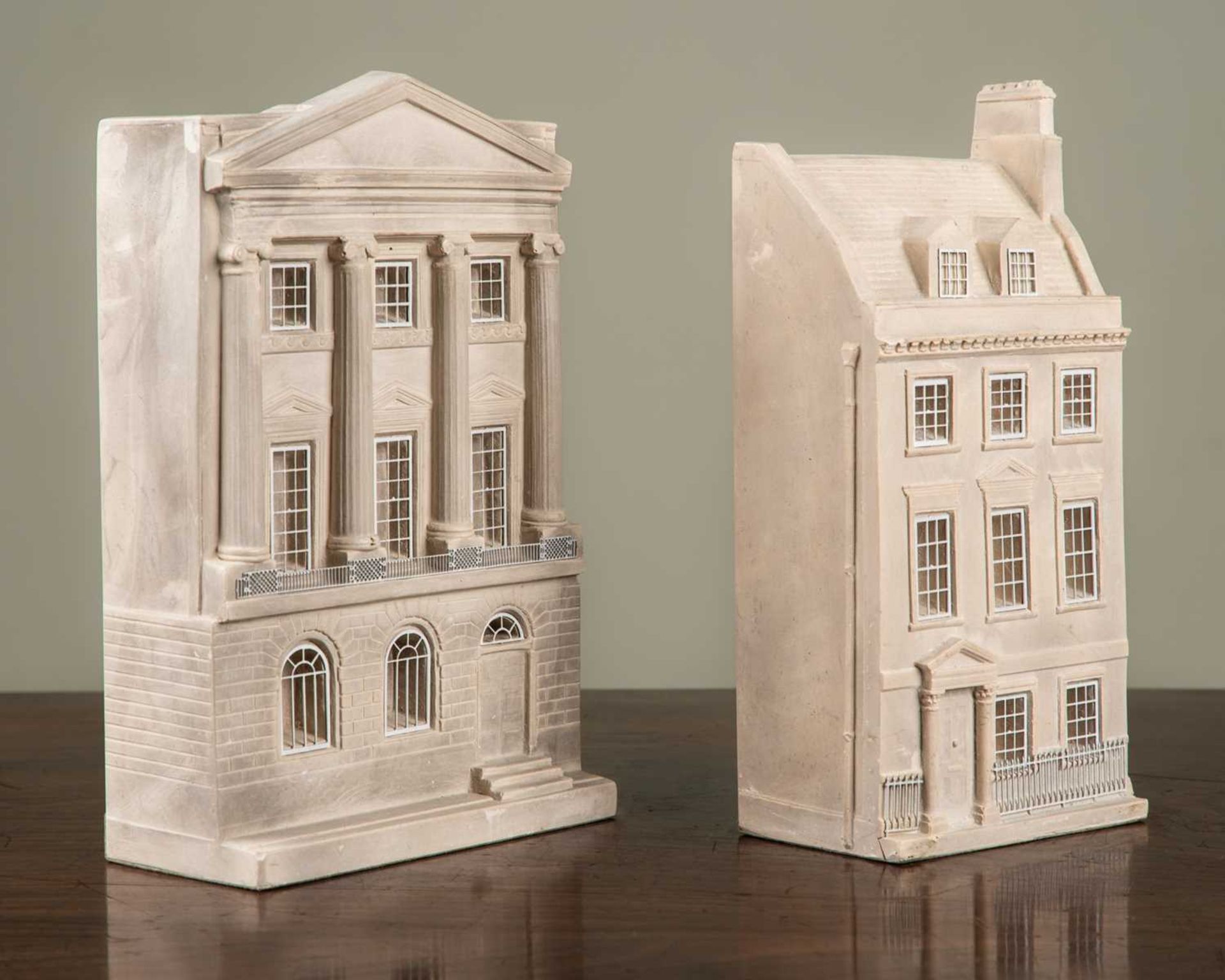 Two Timothy Richards cast plaster architectural models; one of Jane Austen's 'Georgian Bath'; the - Image 2 of 3