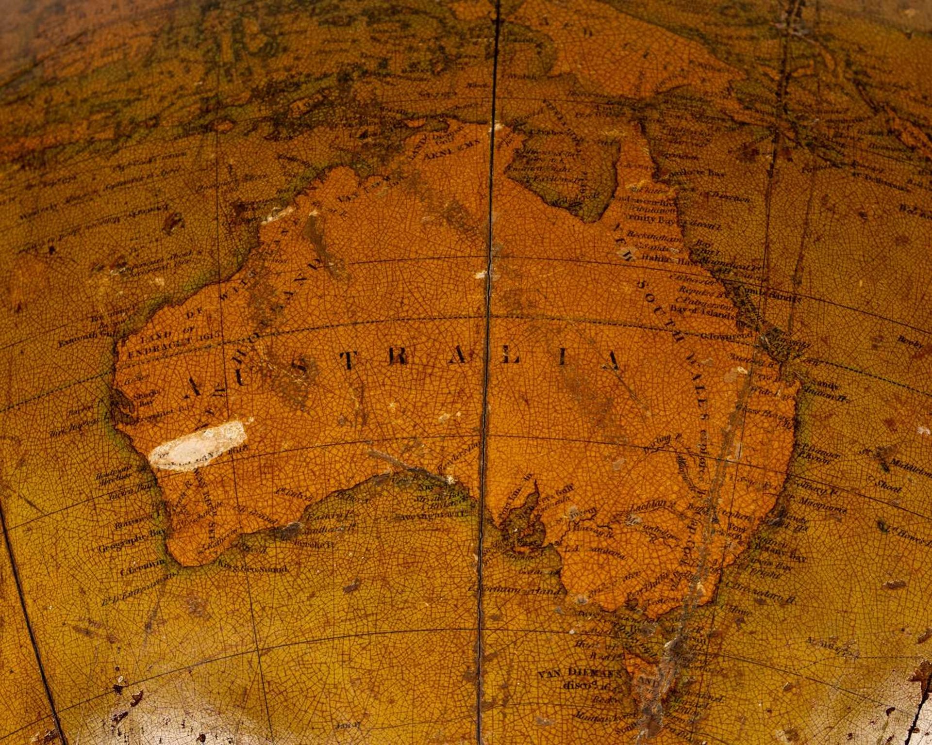 A William IV 16 inch library terrestrial globe dedicated to Sir Joseph Banks and manufactured by - Image 7 of 18