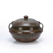 Michael Cardew (1901-1983) at Wenford Bridge Pottery large studio pottery casserole dish or lidded
