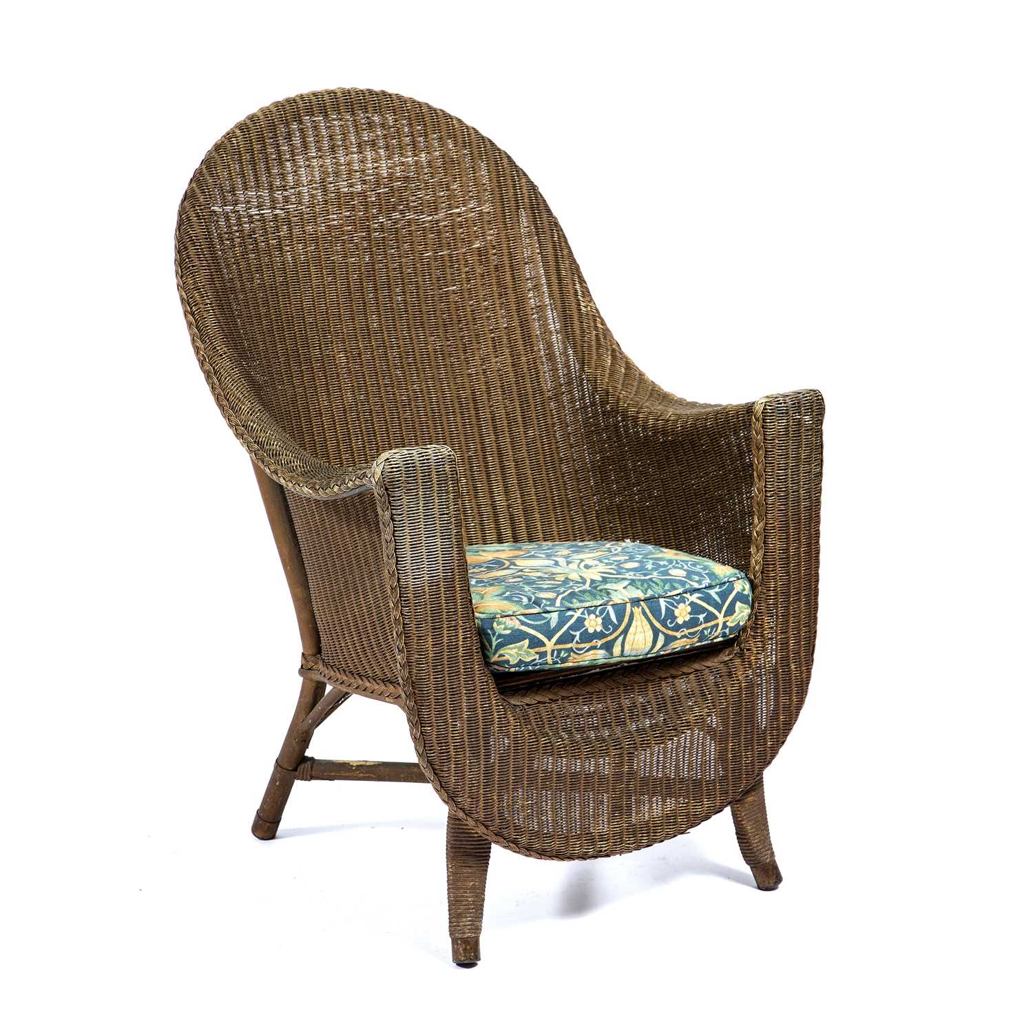 Sirrom Loom by Morris Wilkinson Furniture Ltd, Ireland wicker armchair, with plaque to the - Image 2 of 7