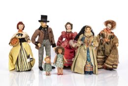 Mrs Mary Pim Collection of handmade dolls of historical figures, including Tudor inspired