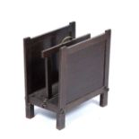 Cotswold School Oak, magazine rack with pegged joints, 43cm x 46cm x 25cmTwo pegs are missing