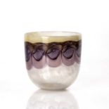 Pauline Solven (b.1943) 'Cut trail' studio glass bowl, numbered 'RH 115' to the base, signed and