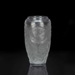 René Lalique (1860-1945) glass vase, decorated with nude female figures, signed 'Lalique France'