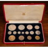 A 1937 George VI cased specimen coin setIn very good condition, with very slight oxidation, the case
