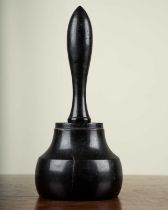 A Victorian ebony presentation mallet, inscribed "Mrs. Gough, from the architect J Buckley Wilson