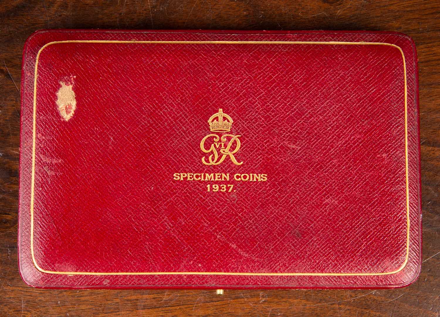 A 1937 George VI cased specimen coin setIn very good condition, with very slight oxidation, the case - Image 3 of 3