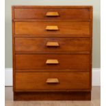 A pine chest of four drawers 61cm wide x 46cm deep x 74cm highAt present, there is no condition