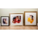 A group of three decorative limited edition prints by Christine Comyn (21st century school), the