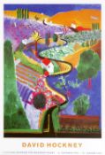 David Hockney (b.1937) David Hockney, 2001-2002 showing Nichols Canyon painting for Louisiana